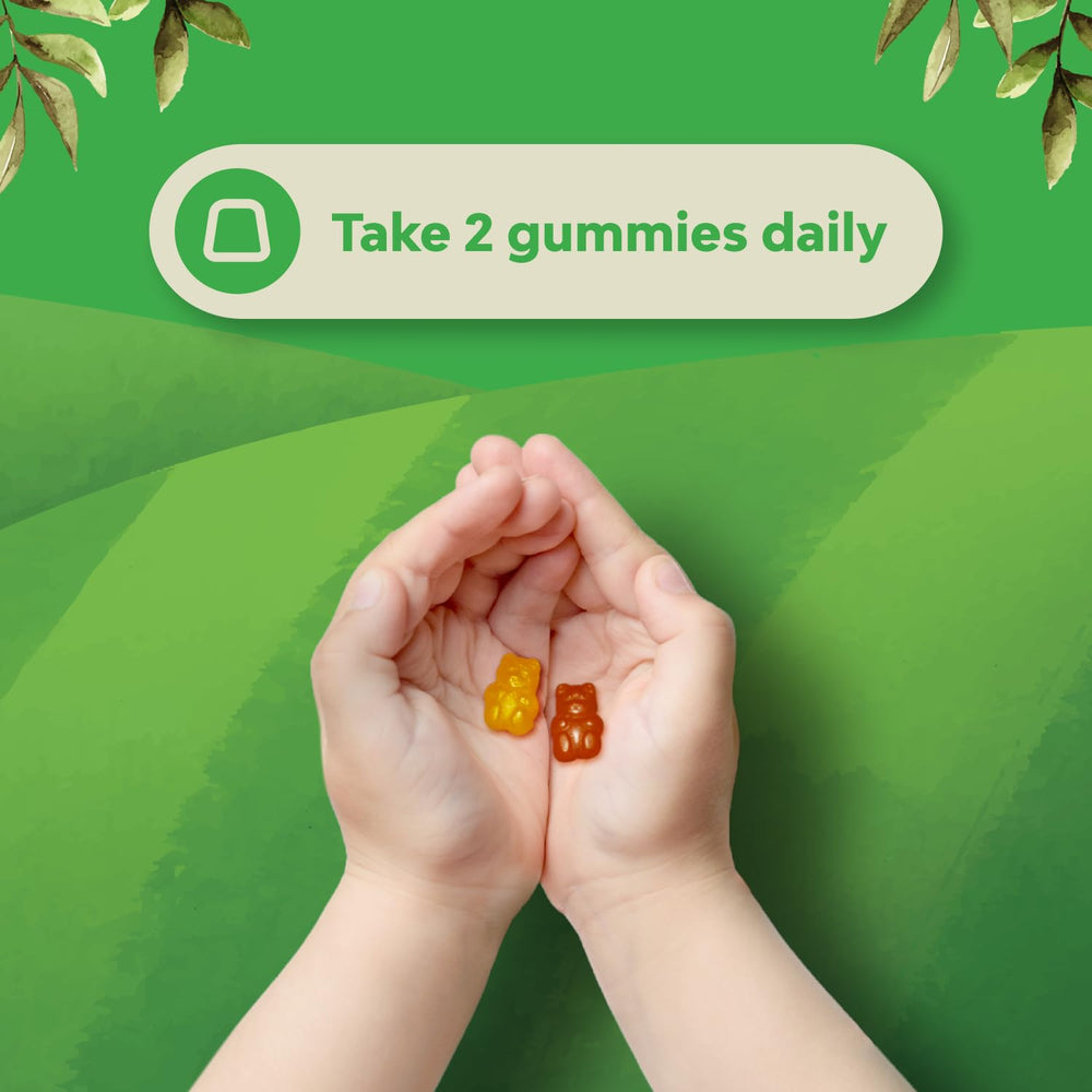 Front packaging of Natures Craft kids multivitamin gummies 180 count