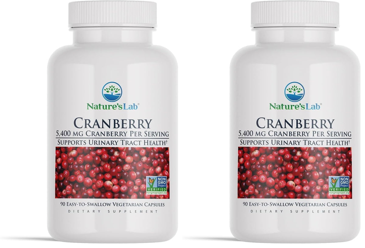 Nature's Lab Cranberry 5400mg front label