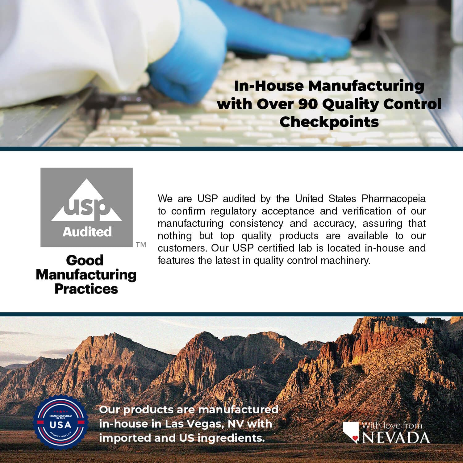 Back label with supplement facts for Nature's Lab Gold Potassium Citrate