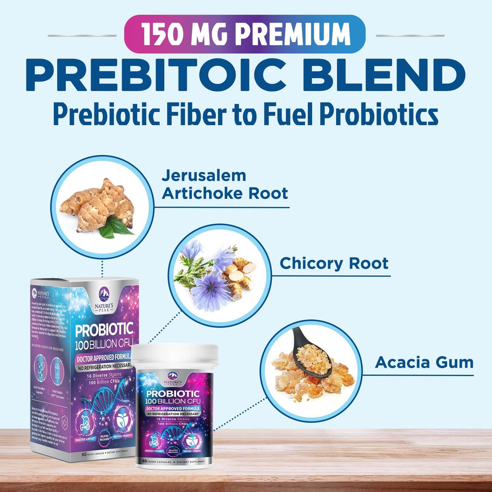 Shelf-stable vegan probiotic capsules packaging