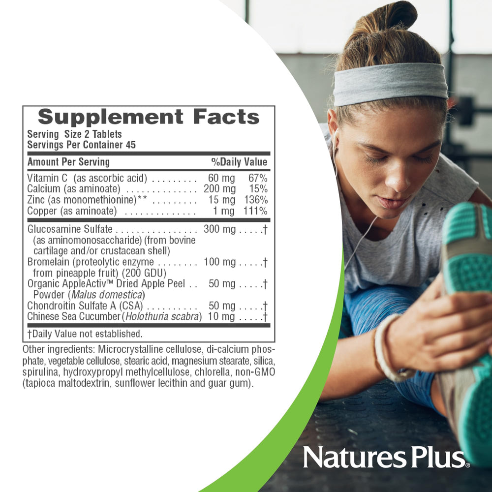 Gluten-free joint health supplement packaging