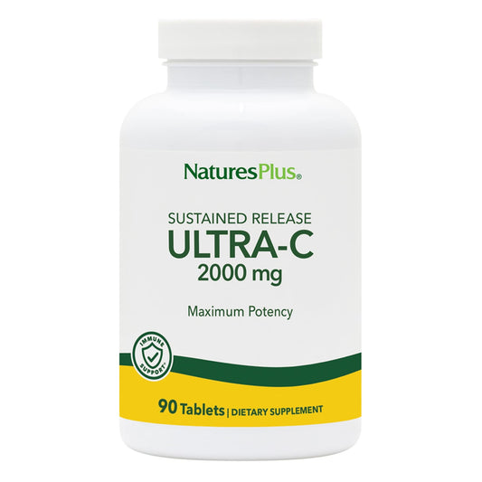 Front view of Natures Plus Ultra C with Rose HIPS bottle