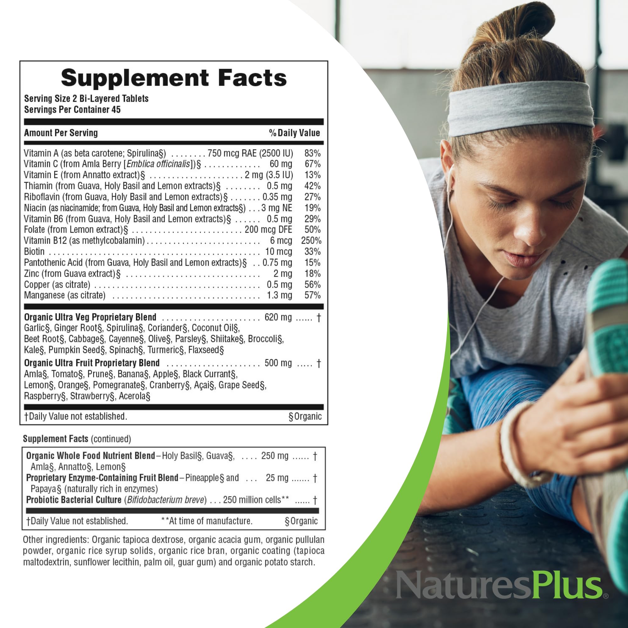 Illustration of probiotic cells (Bifidobacterium) in the supplement