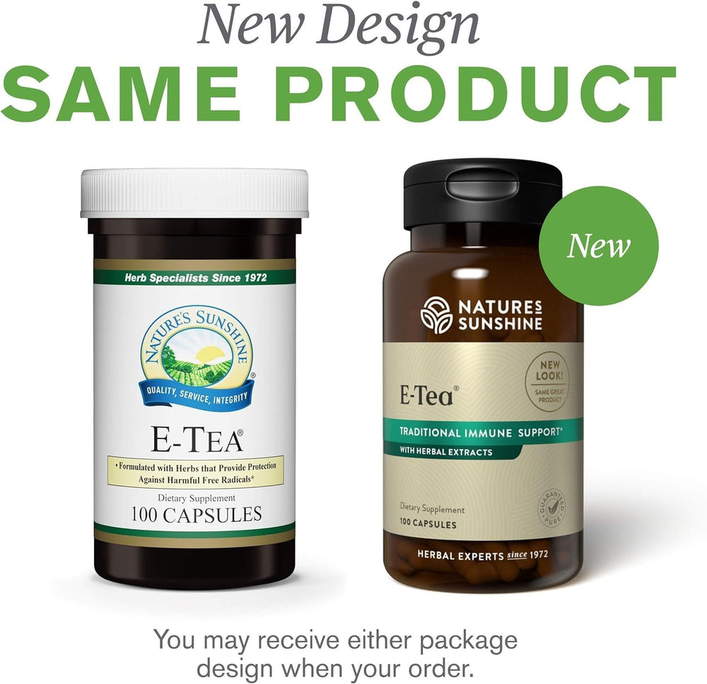 Close-up of E-Tea Capsules capsules