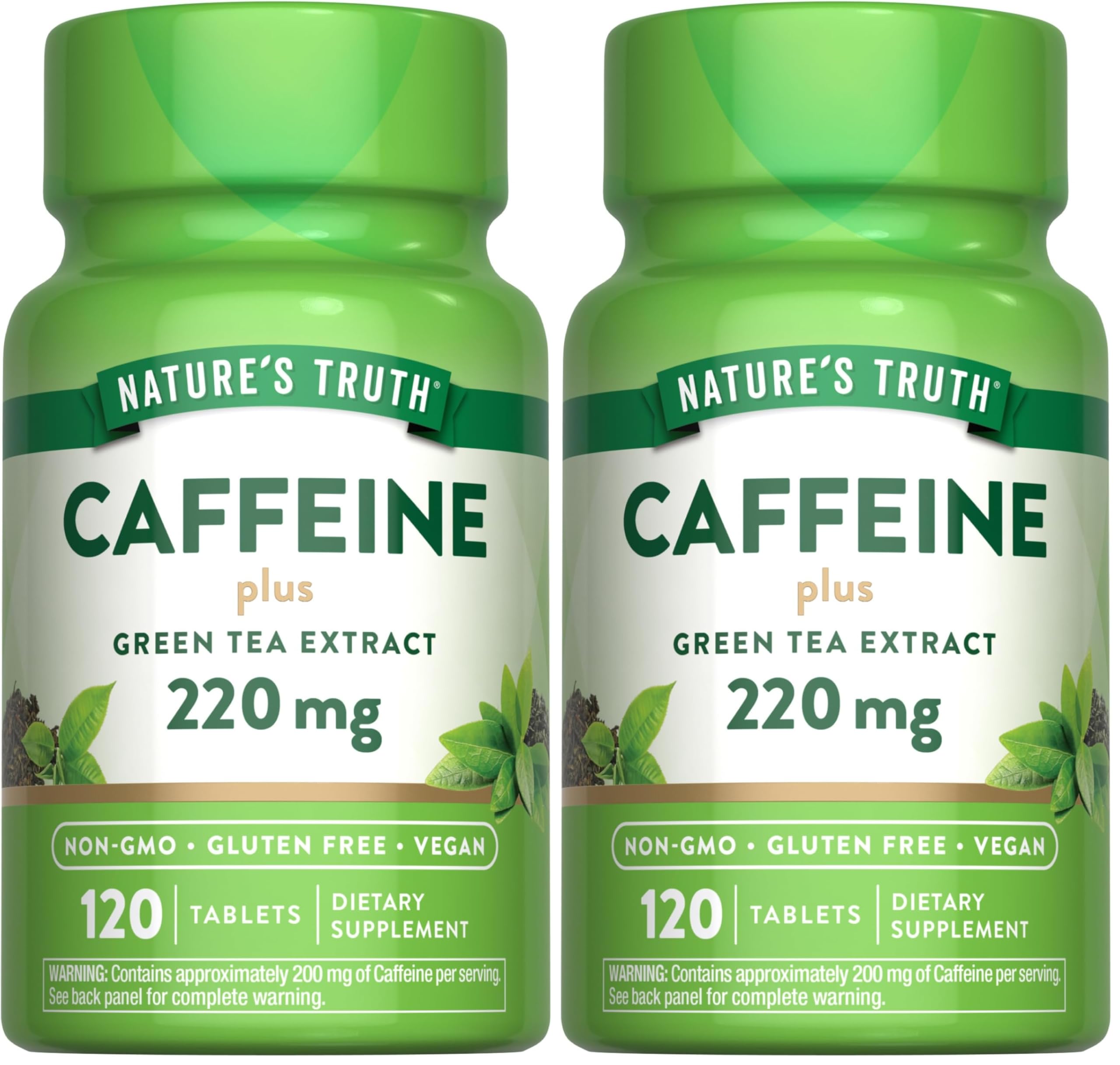 Nature's Truth Caffeine Pills 220mg 120-count main image