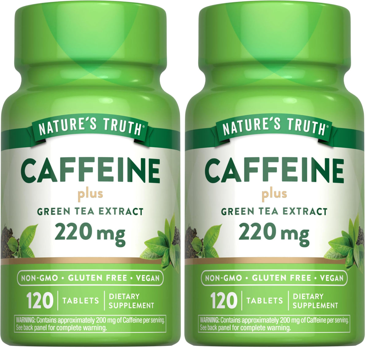 Nature's Truth Caffeine Pills 220mg 120-count main image