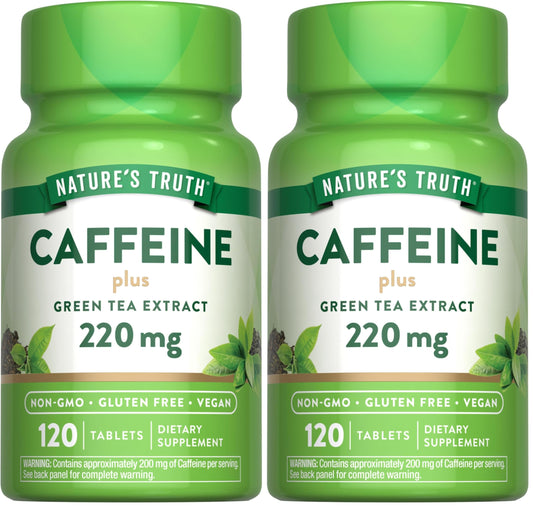 Nature's Truth Caffeine Pills 220mg 120-count main image