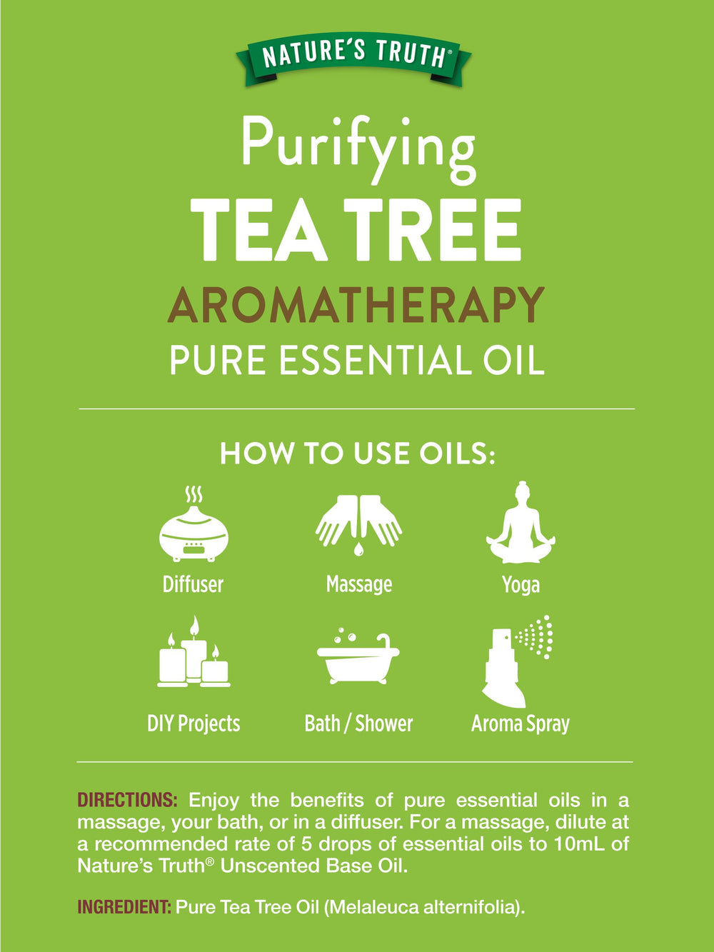 Illustration of Melaleuca alternifolia leaves for tea tree oil