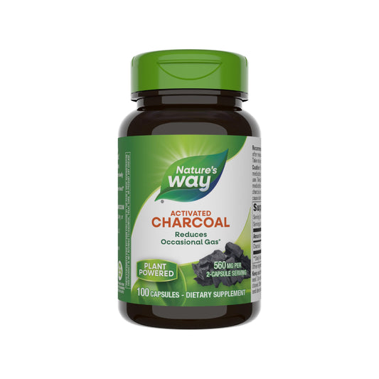 Nature's Way Activated Charcoal bottle and label
