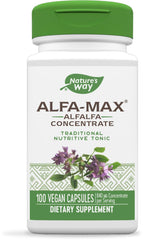 Nature's Way Alfa-Max bottle and label