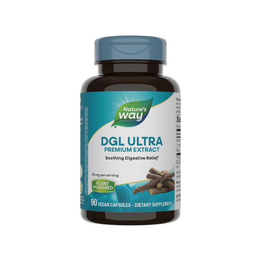 Nature's Way DGL Ultra bottle label with GutGard