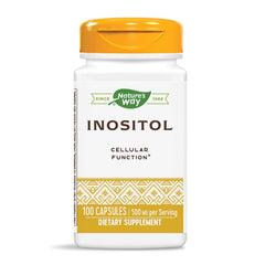Nature's Way Inositol bottle, 500 mg per serving, 100 capsules