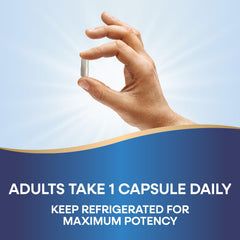 Back label on Nature's Way Primadophilus Bifidus Probiotic bottle