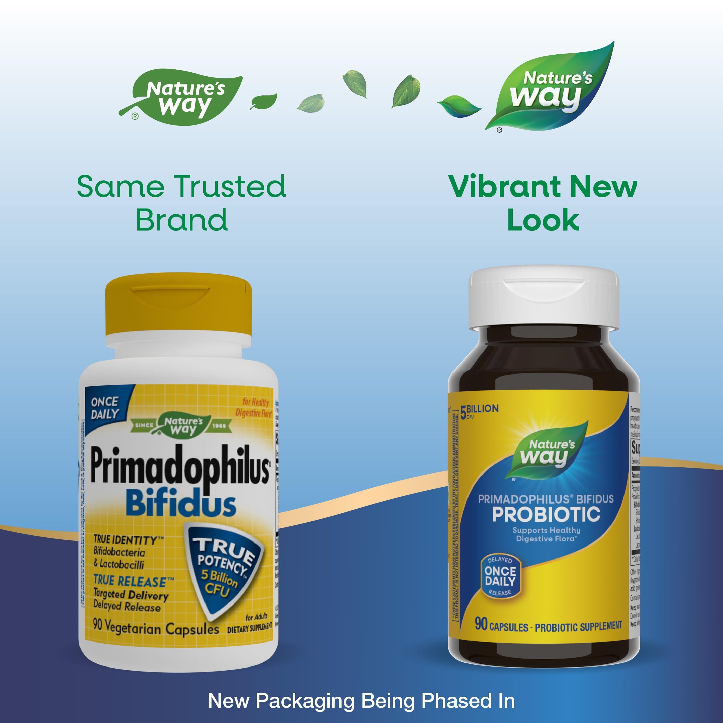 Capsules for Nature's Way Primadophilus Bifidus Probiotic