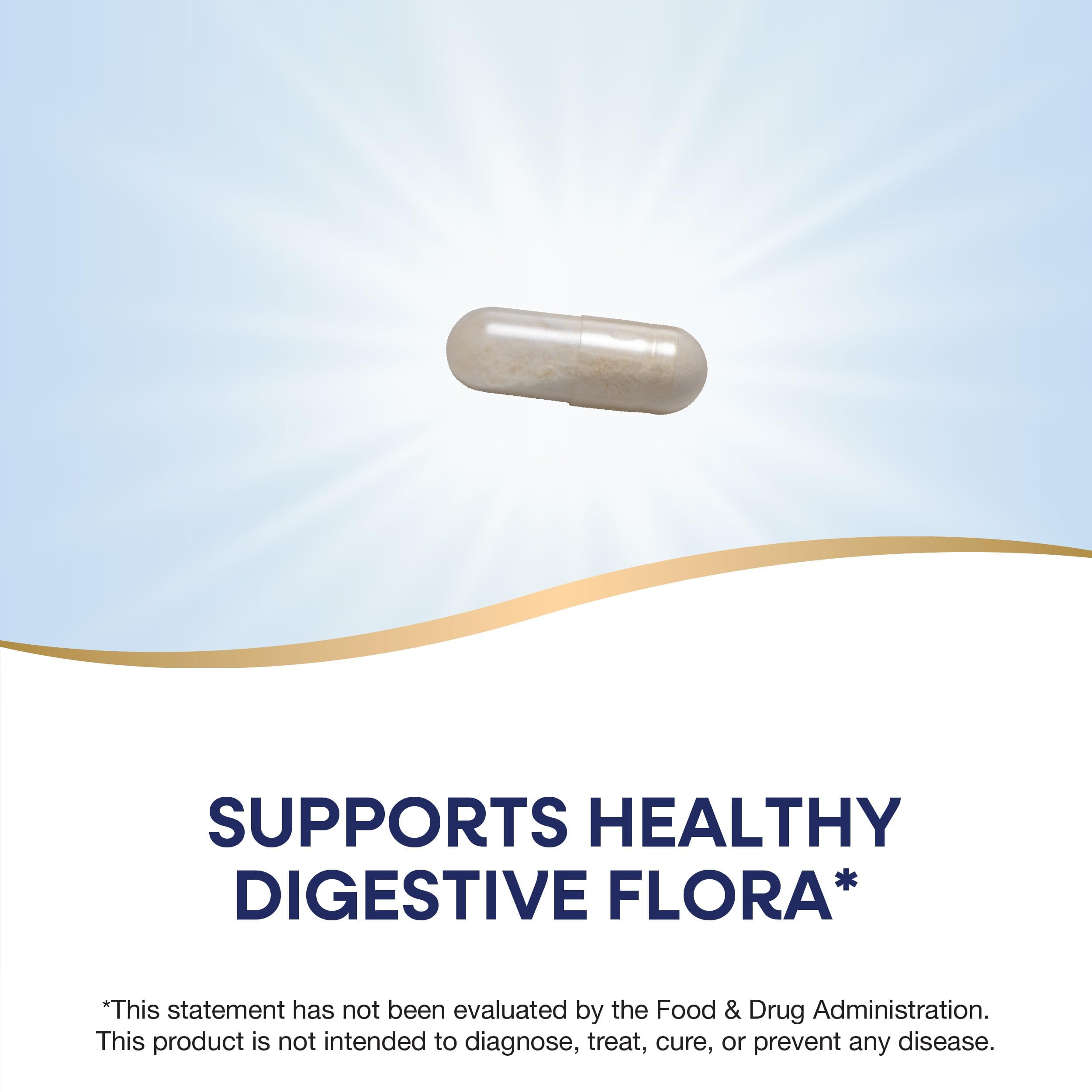 Delayed-release capsules designed to resist stomach acid for Nature's Way Primadophilus Bifidus Probiotic