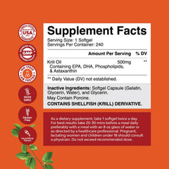 EPA and DHA icons indicating essential fatty acids for brain and heart support