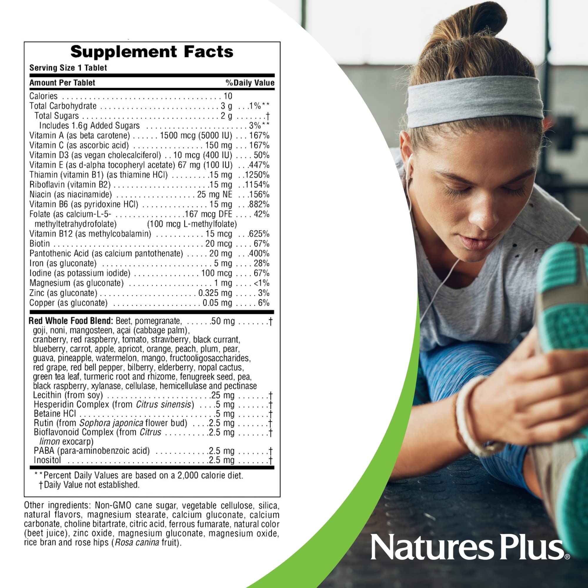 Red superfood blend ingredients: pomegranate, goji, acai, cranberry, raspberry