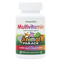 Hero image of NaturesPlus Animal Parade chewable multivitamin with animal-shaped tablets