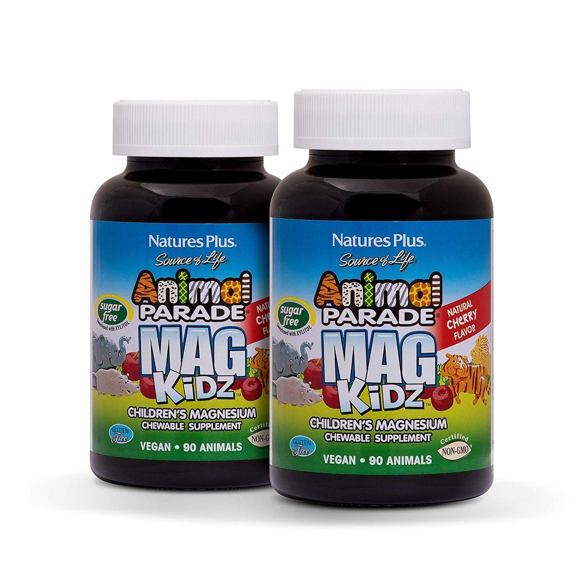 Nature'sPlus MagKidz cherry-flavored magnesium chews for kids