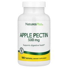 NaturesPlus Apple Pectin 500 mg bottle with 180 tablets