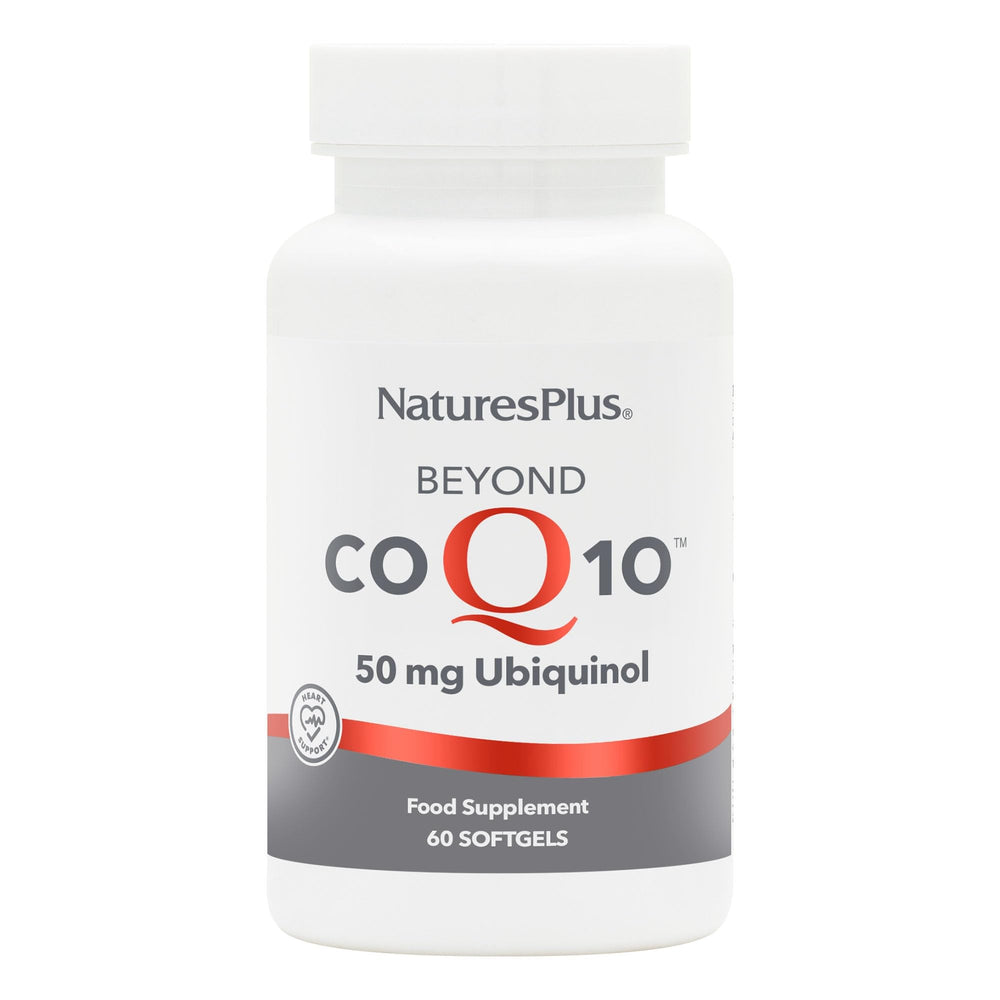 NaturesPlus Beyond CoQ10 50 mg bottle with 60 softgels