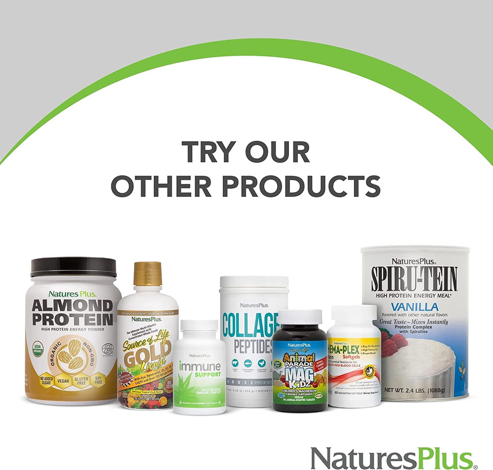 Lifestyle image of NaturesPlus Biotin bottle on a desk