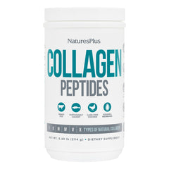 NaturesPlus Collagen Peptides powder 0.65 lb jar - front view