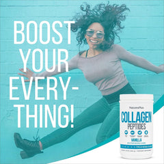 Collagen Peptides Vanilla scoop with powder