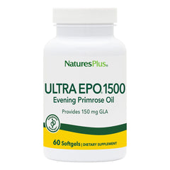 NaturesPlus Ultra EPO 1500 Evening Primrose Oil bottle