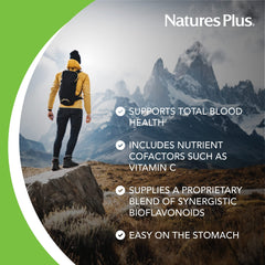 Graphic showing 85 mg chelated iron per serving