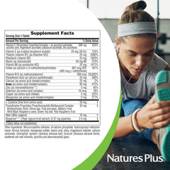 NaturesPlus Hema-Plex Iron tablets arranged for display