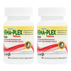 NaturesPlus Hema-Plex Iron bottle front view