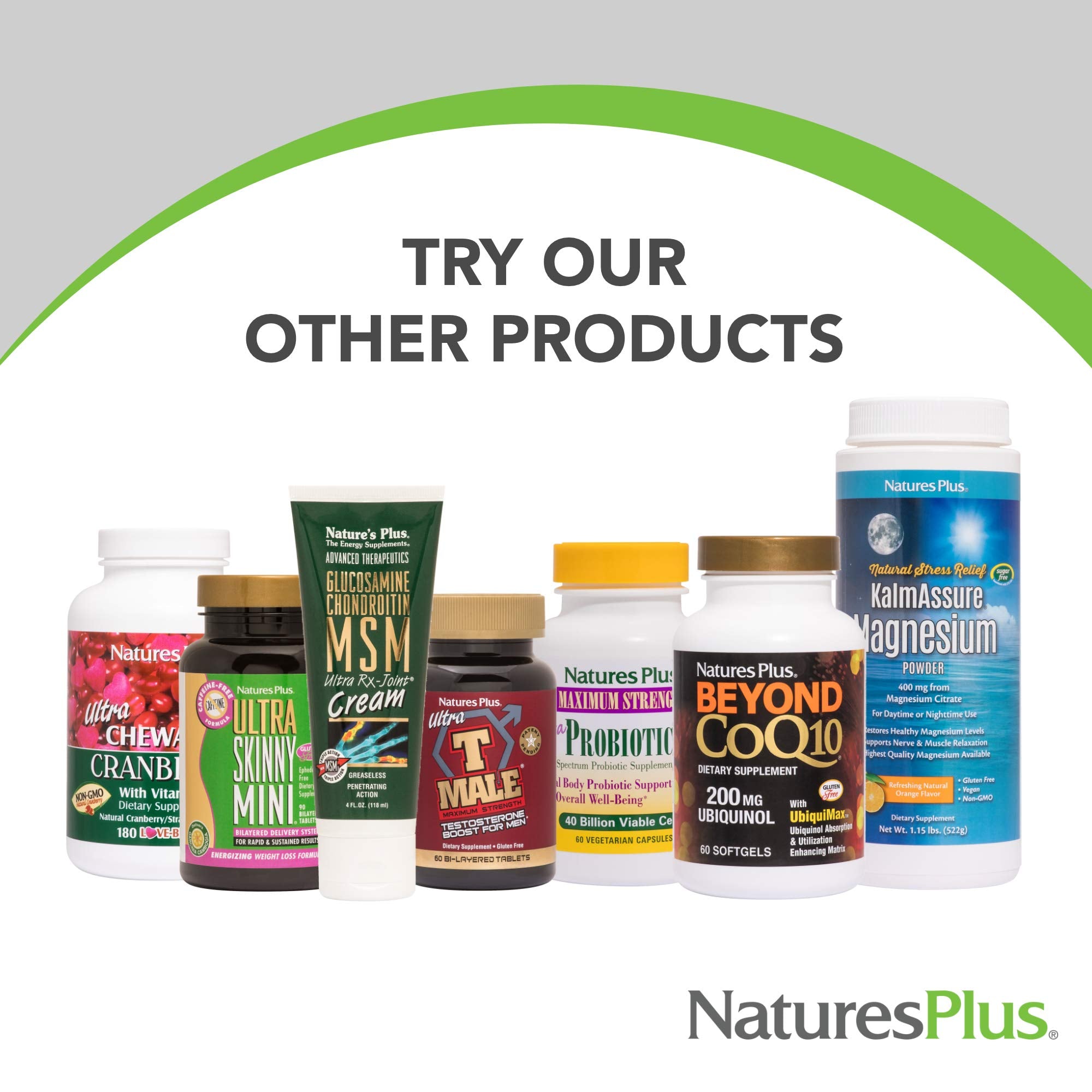 Supplement facts panel and dosage information