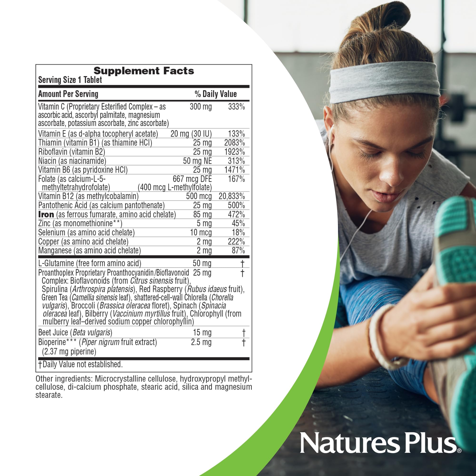 Gluten-free, vegetarian and non-GMO claim on packaging