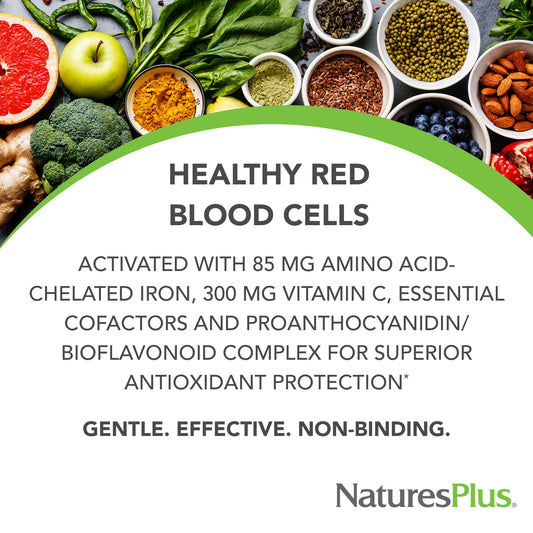 Hema-Plex Iron softgels close-up