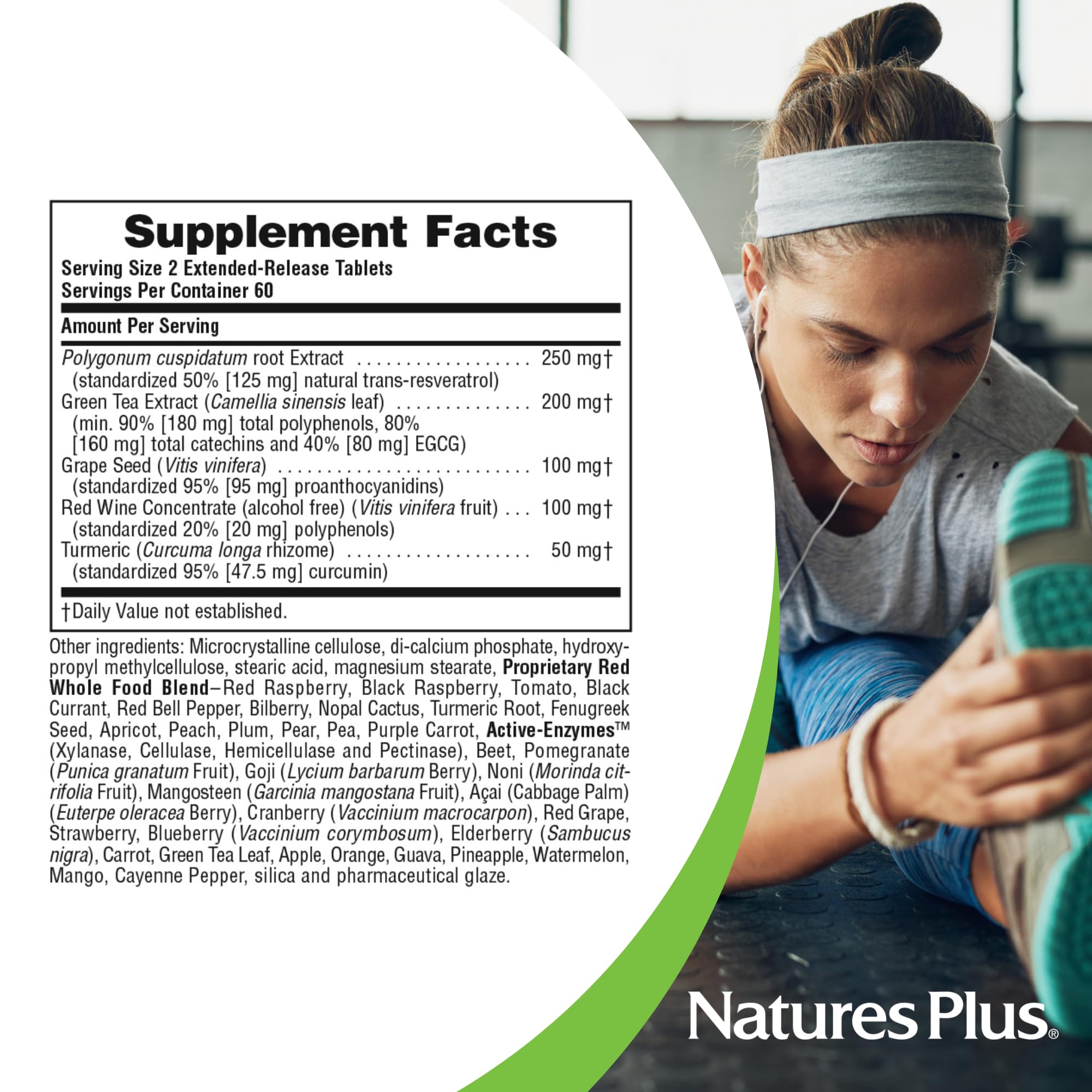 Gluten-free Resveratrol supplement branding