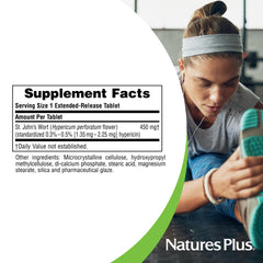 Supplement facts and ingredients panel close-up