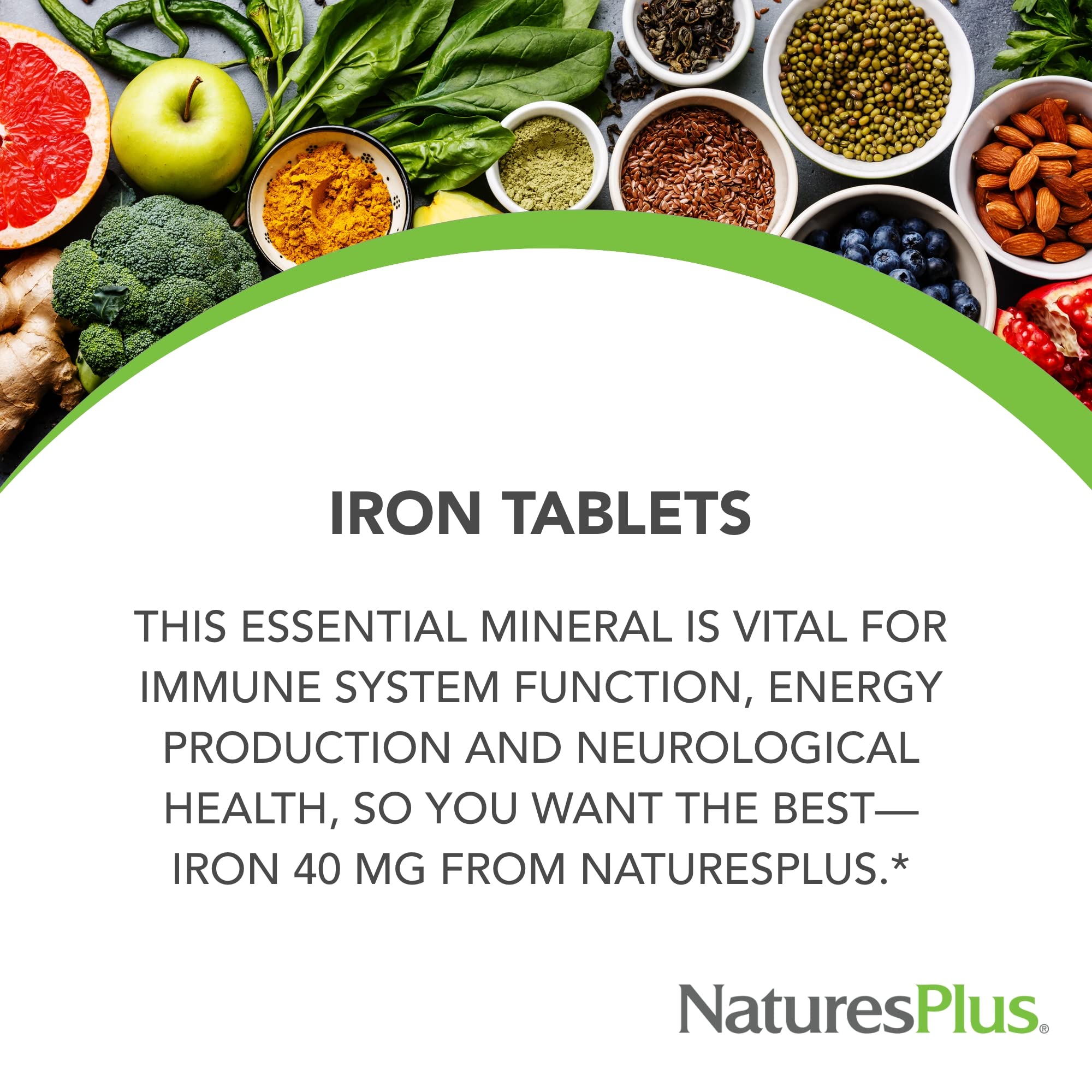 Tablets with bottle and serving information