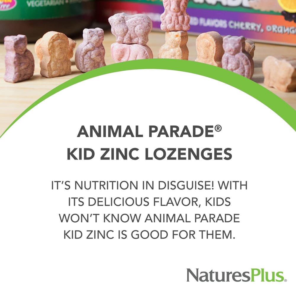 Tangy tangerine flavor dissolving lozenge from KidZinc for children