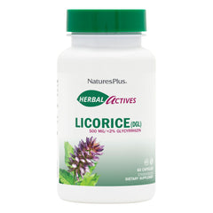 NaturesPlus Herbal Actives Licorice (DGL) 500 mg bottle – hero image