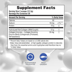 Front label of NaturesPlus Marine Collagen Peptides packaging