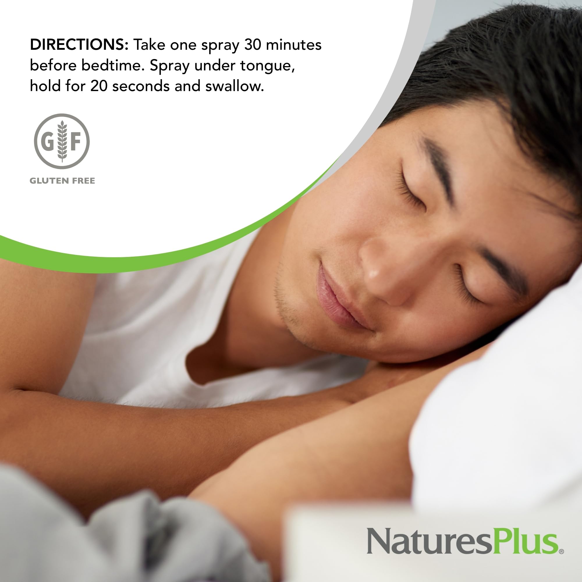 Pack of two bottles of NaturesPlus Melatonin Spray