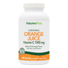 NaturesPlus Orange Juice Vitamin C bottle label
