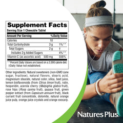 Allergen-free and gluten-free icons for NaturesPlus Orange Juice Vitamin C