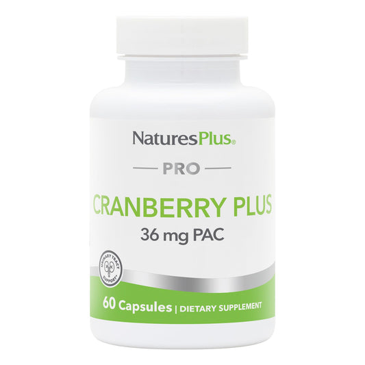 NaturesPlus PRO Cranberry Plus bottle front view