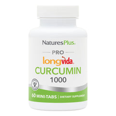 NaturesPlus PRO Longvida Curcumin 1000 mg bottle front view