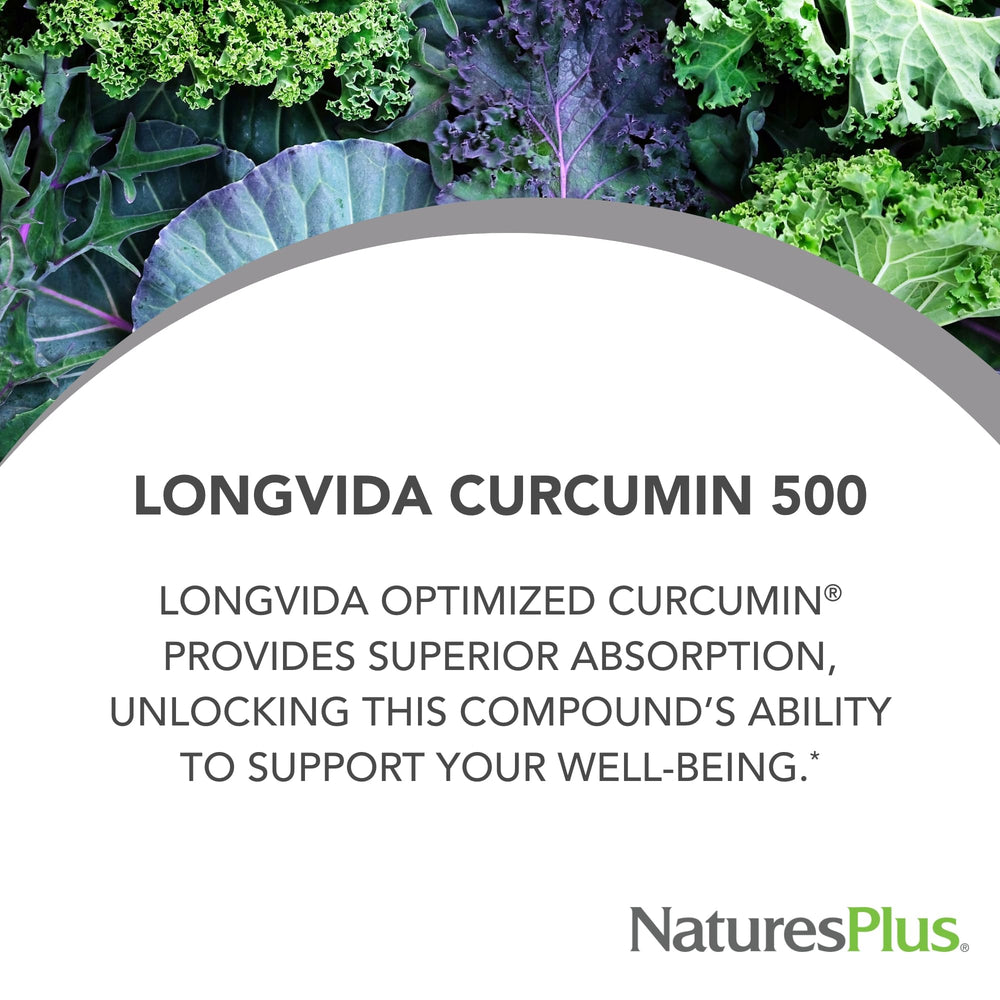 Longvida Curcumin 500 mg label close-up