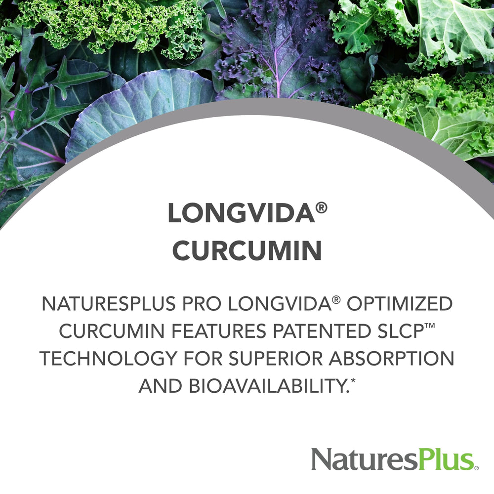Close-up of NaturesPlus PRO Longvida Curcumin lozenge label