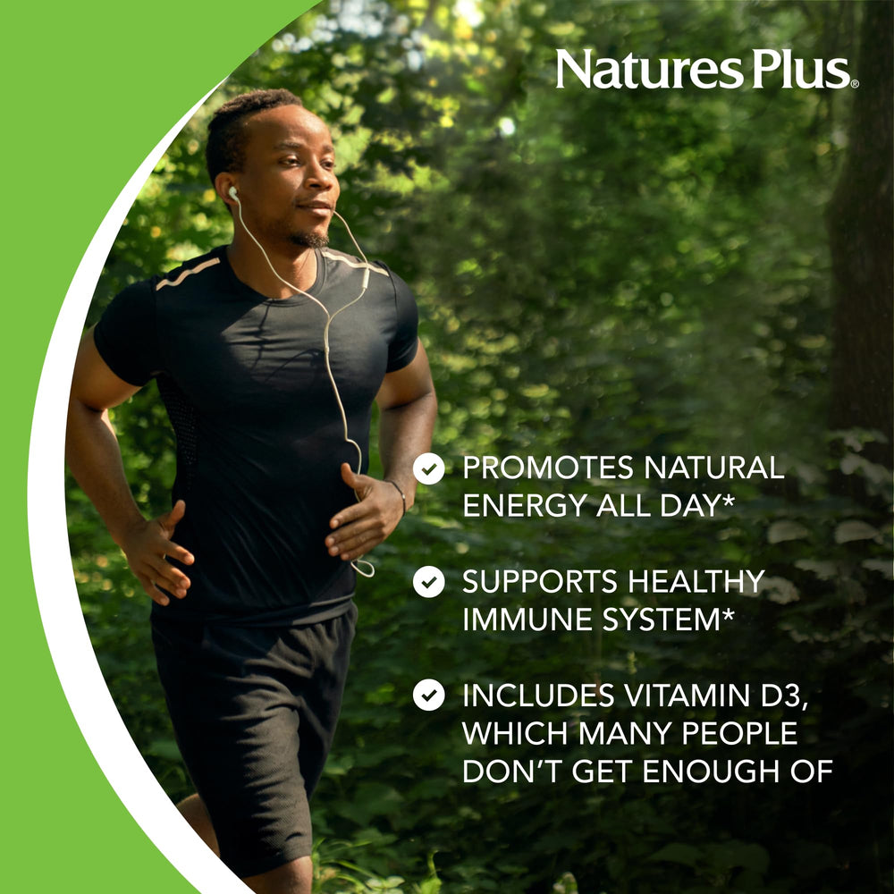 Close-up label of NaturesPlus Source of Life