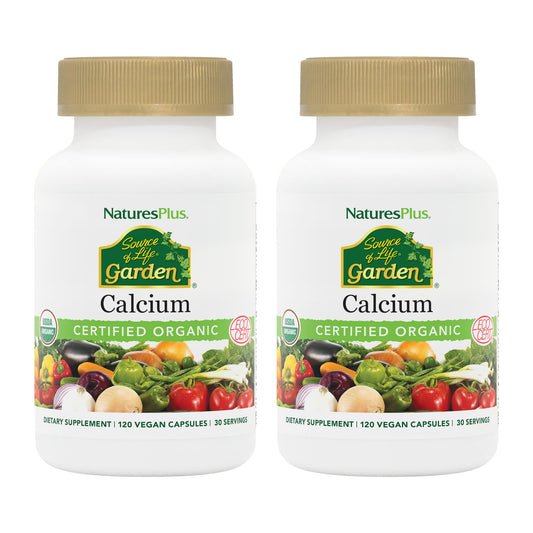 NaturesPlus Source of Life Garden Calcium 2-pack cartons